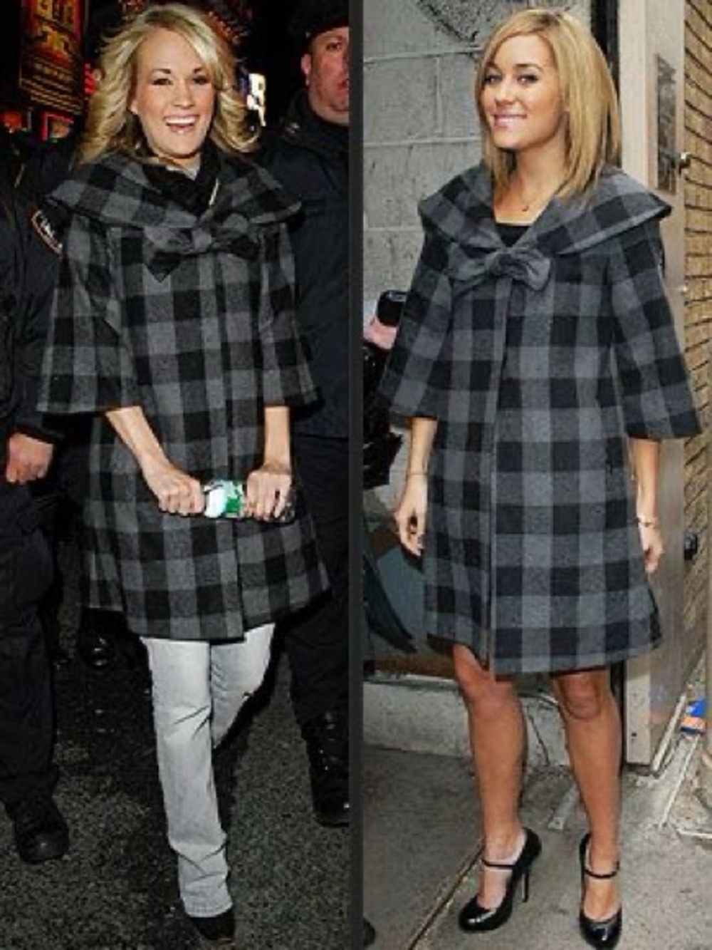 Betsey Johnson Plaid Coat Size 6